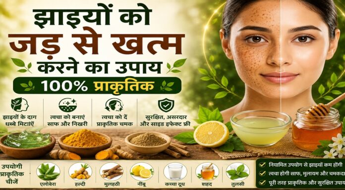 झाइयों को जड़ से खत्म करने का प्राकृतिक उपाय झाइयों को जड़ से खत्म करने का प्राकृतिक उपाय