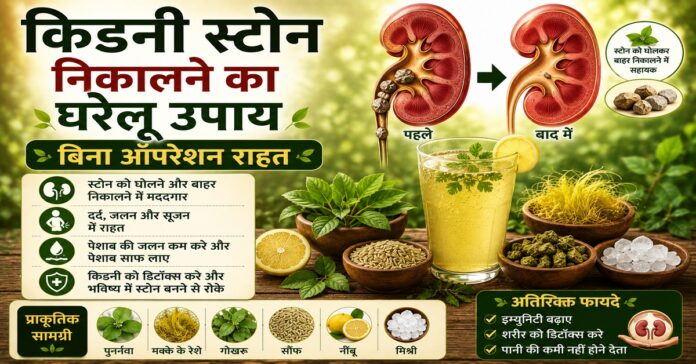 किडनी स्टोन निकालने का घरेलू उपाय: बिना ऑपरेशन राहत