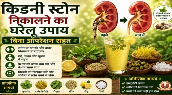 किडनी स्टोन निकालने का घरेलू उपाय: बिना ऑपरेशन राहत किडनी स्टोन निकालने का घरेलू उपाय: बिना ऑपरेशन राहत