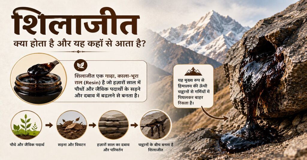 शिलाजीत क्या होता है और यह कहाँ से आता है?