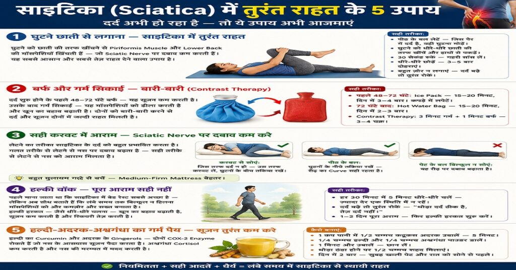 तुरंत राहत के 5 उपाय