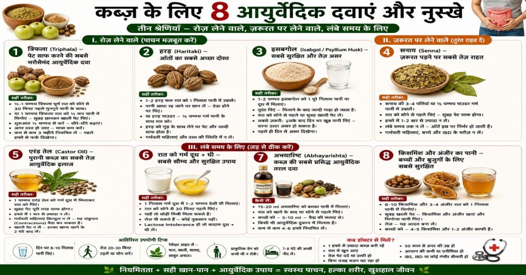 8 आयुर्वेदिक दवाएं और नुस्खे