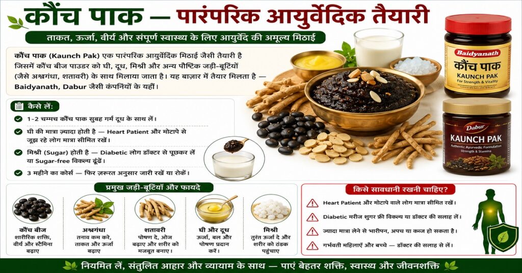 कौंच पाक — पारंपरिक आयुर्वेदिक तैयारी