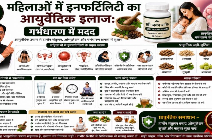 महिलाओं में इनफर्टिलिटी का आयुर्वेदिक इलाज: गर्भधारण में मदद