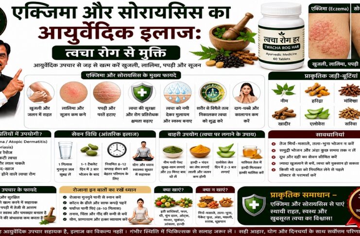 एक्जिमा और सोरायसिस का आयुर्वेदिक इलाज: त्वचा रोग से मुक्ति