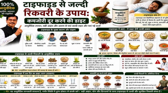 टाइफाइड से जल्दी रिकवरी के उपाय: कमजोरी दूर करने की डाइट टाइफाइड से जल्दी रिकवरी के उपाय: कमजोरी दूर करने की डाइट