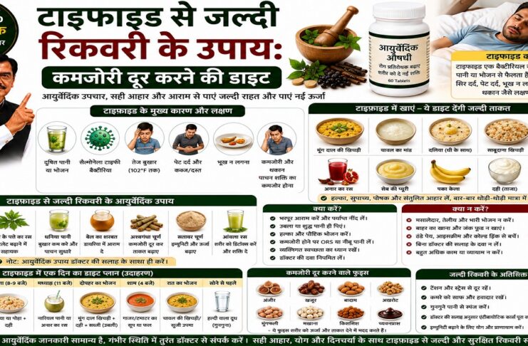 टाइफाइड से जल्दी रिकवरी के उपाय: कमजोरी दूर करने की डाइट
