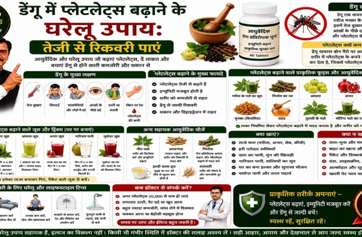 डेंगू में प्लेटलेट्स बढ़ाने के घरेलू उपाय: तेजी से रिकवरी पाएं