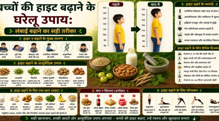 बच्चों की हाइट बढ़ाने के घरेलू उपाय: लंबाई बढ़ाने का सही तरीका बच्चों की हाइट बढ़ाने के घरेलू उपाय: लंबाई बढ़ाने का सही तरीका
